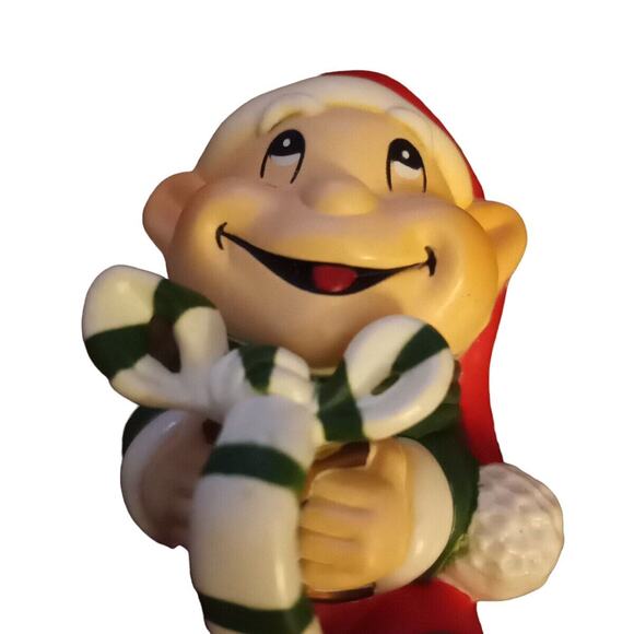 Vtg Earl Ralph Scooter Christmas Stocking Hangers Shelf Sitter Figurines 4.5" - Picture 6 of 12